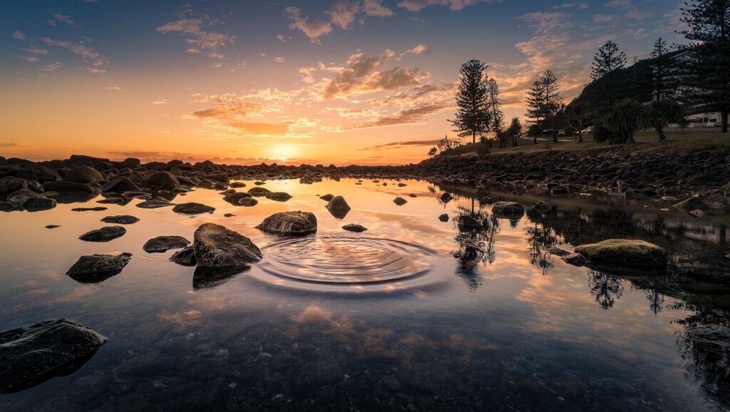 lake, sunset, rocks, bank, conifers, dusk, twilight, sky, clouds, water reflection, reflection, landscape, water, scenic, nature, ripples, sunrise, sunlight, zoom background, lake, lake, sunset, sky, landscape, water, water, nature, nature, nature, nature, nature, sunrise, sunrise
